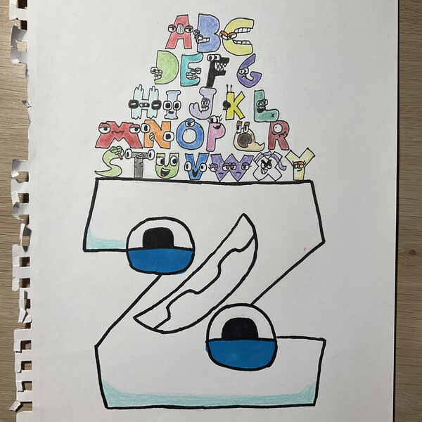Me as an alphabet lore letter by AlphabirdsFanatic -- Fur Affinity [dot] net
