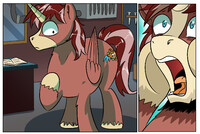 MLP: Birth of Speedy Hooves page 13 progress 1