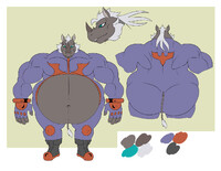Rhino character adopt (SOLD)