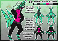 CD The Scolipede - Reference sheet