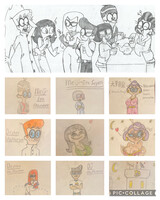 Time Traveling Hijinx Collage (Dexter's Lab AU)