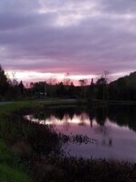 Boundary Lake Sunset