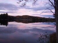 Boundary Lake Sunset Reflection