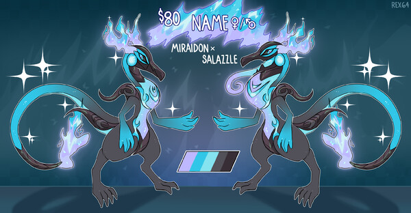 SOLD] Miraidon x Serperior Fusion ADOPT! by SphealtheDeal -- Fur Affinity  [dot] net