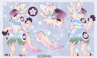 Protogen Adopt: Fae - Set Price (Closed) by CryptidCatCreations on