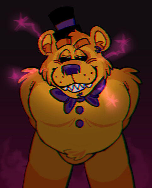 FNaF - Fredbear by KyuuketsukiVentus -- Fur Affinity [dot] net