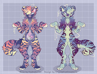 Protogen Adopt: Fae - Set Price (Closed) by CryptidCatCreations on