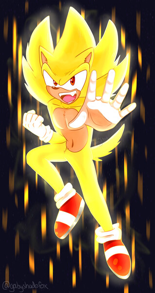 Super Sonic by GugaWorld -- Fur Affinity [dot] net