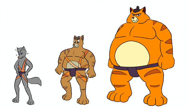 Sumo like Hank by hiddenkitchen -- Fur Affinity [dot] net