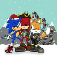 Kasi The Hedgehog and Zoomer The Sonic Chao by RaymanxBelle -- Fur
