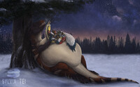 “Sleeping after heavy meal” YCH