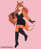 Modern fox girl