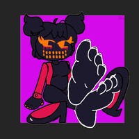 Pibby corrupted/darkness corrupted Kaity feet(ver 1) by