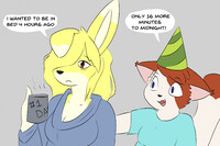 Happy new year doodle