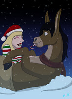 Snow Cuddles (Colored)