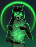 Glowing eyes