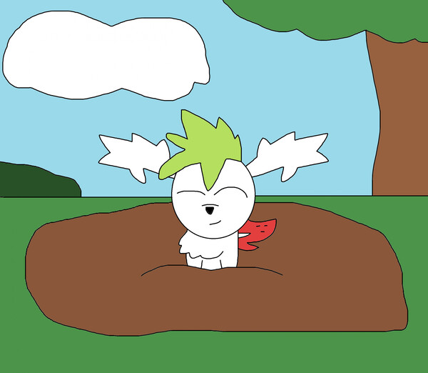 Shaymin nommies by Dreamy_Dee -- Fur Affinity [dot] net