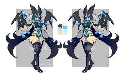 Meowscarada x Slither Wing Adopt [CLOSED] by sunnyvale -- Fur