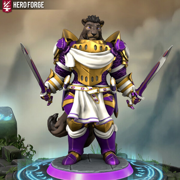Zxeck the Paladin (HeroForge) by Ligeron -- Fur Affinity