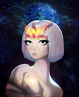 YCH: My little lonely star [completed]