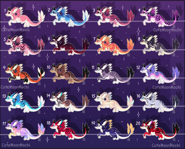 HQ CHEAP FERAL DRAGON/DEMON CHARACTER ADOPTS! by AnalShop -- Fur Affinity  [dot] net