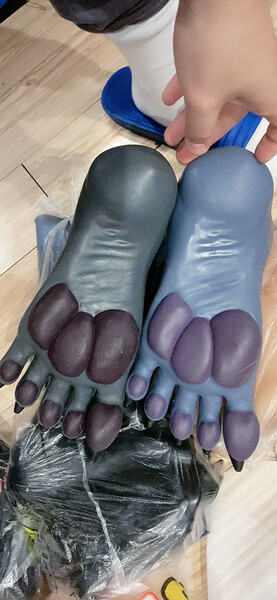 Silicone foot paw socks S5 by XielHaoliang -- Fur Affinity [dot] net