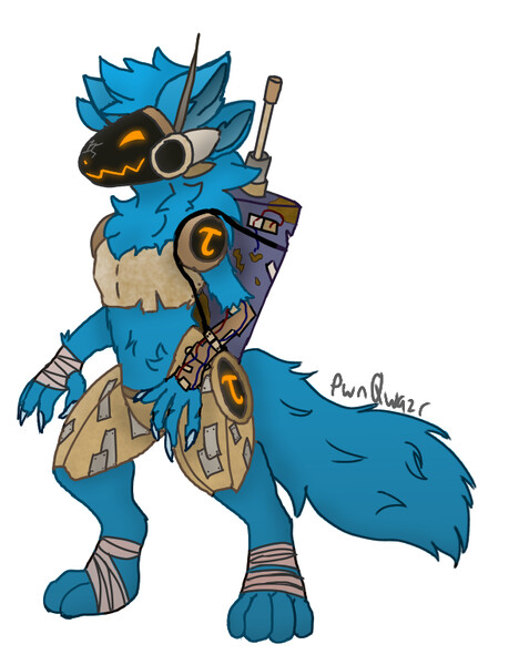 Potato the Protogen [Commission] by taoybb -- Fur Affinity [dot] net