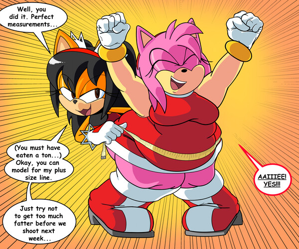 Amy Rose and Sonic comic? :P by Keychainz -- Fur Affinity [dot] net