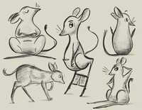 chaeropus, or the pig footed bandicoot