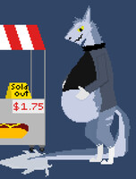 Art Trade: Hot dog binge