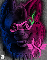 Graffiti Portrait: Big Evil