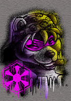 Graffiti Portrait: Brue