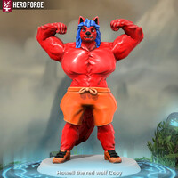Howell the red wolf (SwimSuit)