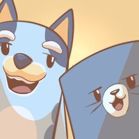 🟦 Square Kitty & Doggo 🟦