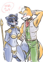 Flirty Krystal + Shy Fox