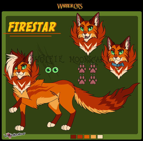 Warrior Cats FireStar by ABSCartoon18 -- Fur Affinity [dot] net