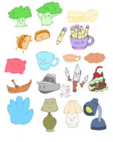 Chibi Objects Page Free2Use