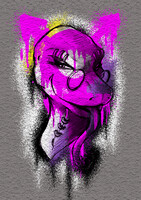 Graffiti Portrait: Rin