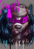 Graffiti Portrait: Skunkw0rxx