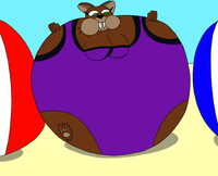 Sabreweasel On The Beachball Treatment Beach