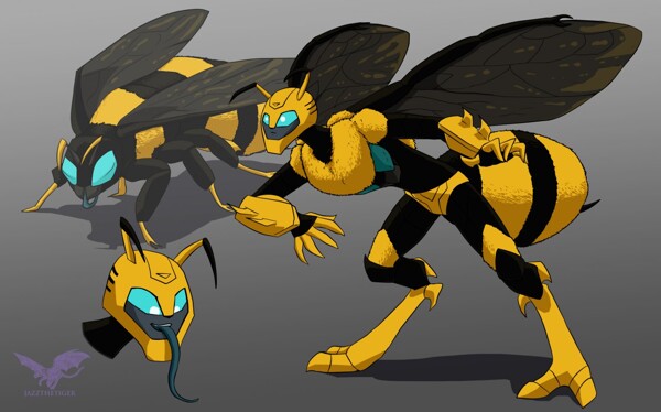 waspinator x bumblebee