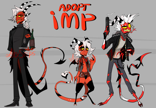 IMP ADOPT SOLD helluva boss by Alex_Sneps -- Fur Affinity [dot] net