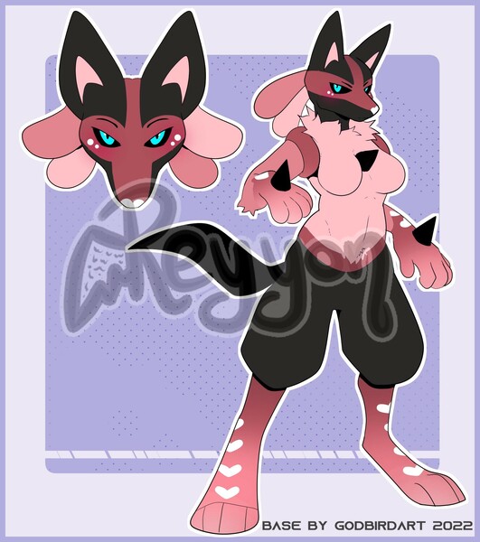 Anthro Shiny Lucario adopt-OPEN — Weasyl