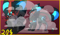 Crimson Adopt || Umbreon x Zeraora (Adopted)