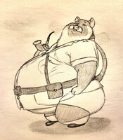 well traveled round rodent