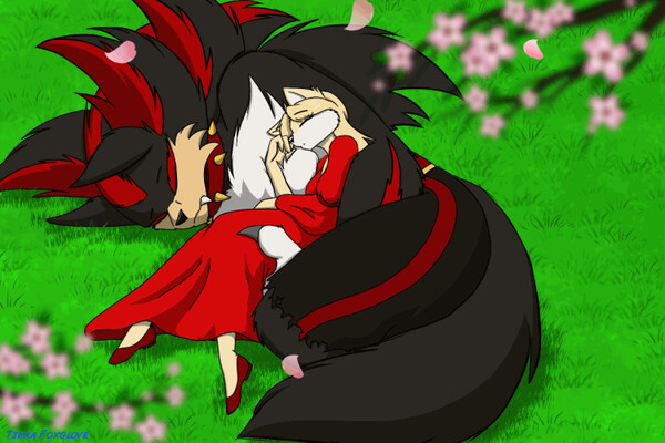 Shadow's kiss by tierafoxglove -- Fur Affinity [dot] net