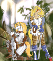 Warhorses, in color by Miyabita Cheetah