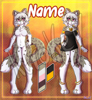 Gold Snow Leopard Adopt! CLOSED˜