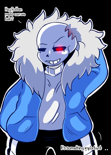 Horror Sans! (blood warning) by OneFattyCatty___ -- Fur Affinity