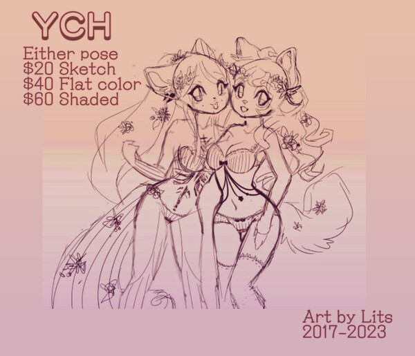 YCH] Anime pose (33 OPEN) by TOUGU -- Fur Affinity [dot] net